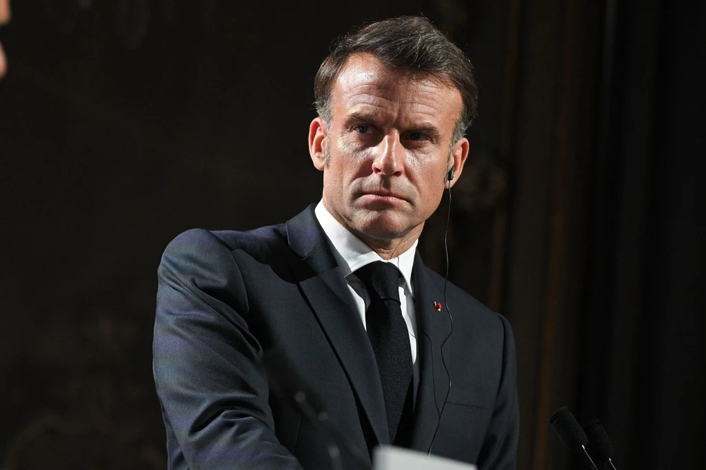 Prezydent Francji Emmanuel Macron