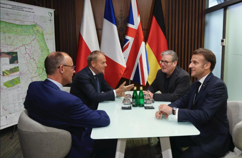 Przywódcy czterech państw europejskich w Rzeszowie Przywódcy czterech państw europejskich w Rzeszowie