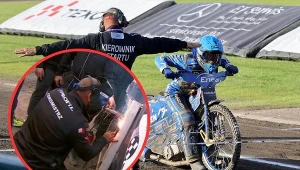 Bartosz Zmarzlik. W kółku spawacz, screen TVP Sport.