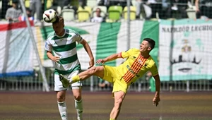 Kadr z meczu Lechia Gdańsk - Korona Kielce