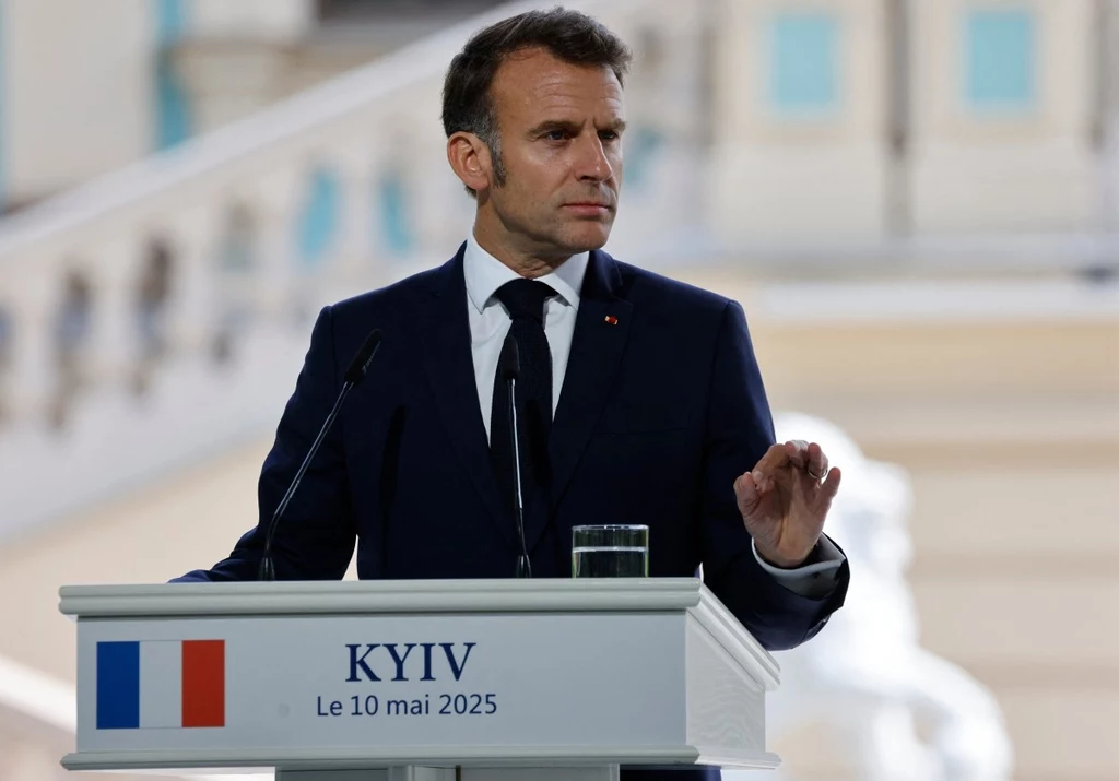 Emmanuel Macron nalega na konieczność rozejmu między Ukrainą a Rosją Emmanuel Macron nalega na konieczność rozejmu między Ukrainą a Rosją