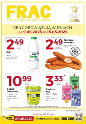 Gazetka promocyjna FRAC, ważna od 09.05.2025 do 15.05.2025.