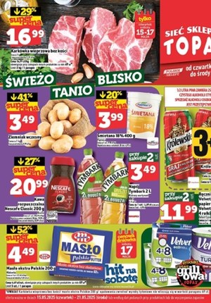 Gazetka promocyjna Topaz, ważna od 15.05.2025 do 21.05.2025.