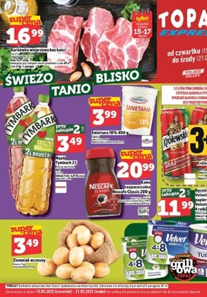 Gazetka promocyjna Topaz, ważna od 15.05.2025 do 21.05.2025.