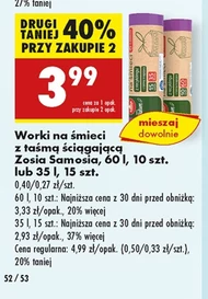 Worki na śmieci Zosia Samosia