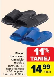 Klapki basenowe