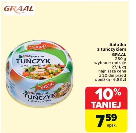 Салат з тунцем Graal