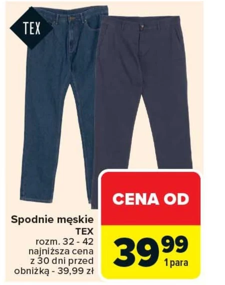 Чоловічі штани TEX