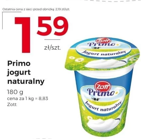 Jogurt naturalny Primo