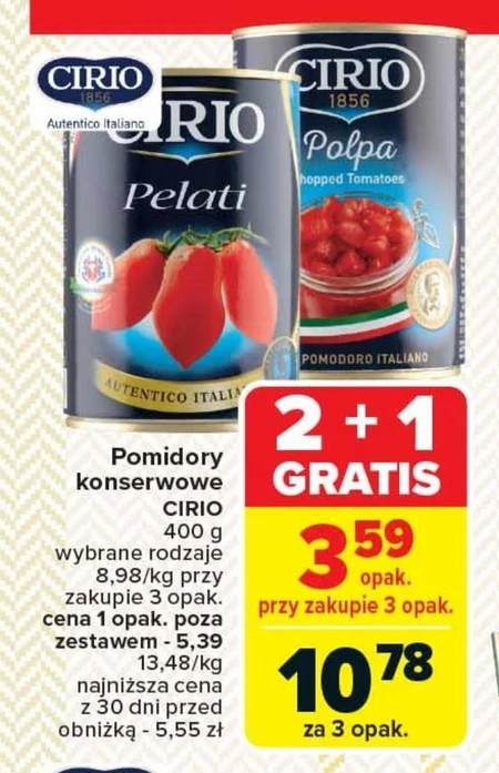 Pomidory Cirio