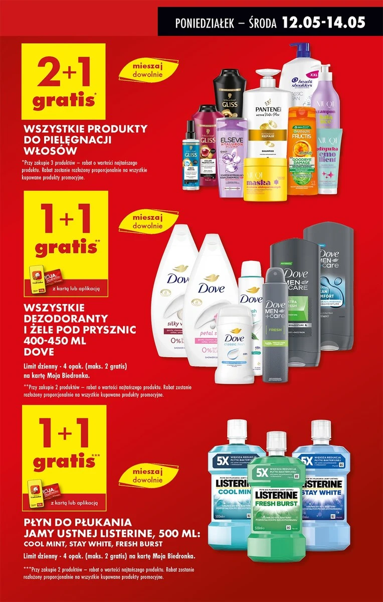 Biedronka rozdaje znane marki! Te kosmetyki i chemię do łazienki dostaniesz gratis!