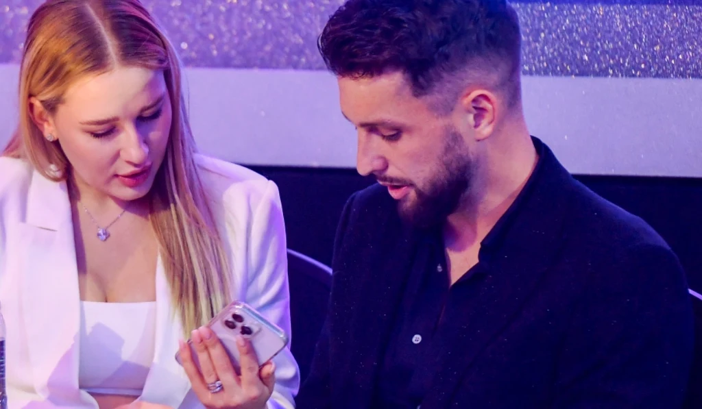 Andziaks i Luka na widowni "Tańca z gwiazdami"