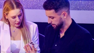 Andziaks i Luka na widowni "Tańca z gwiazdami"