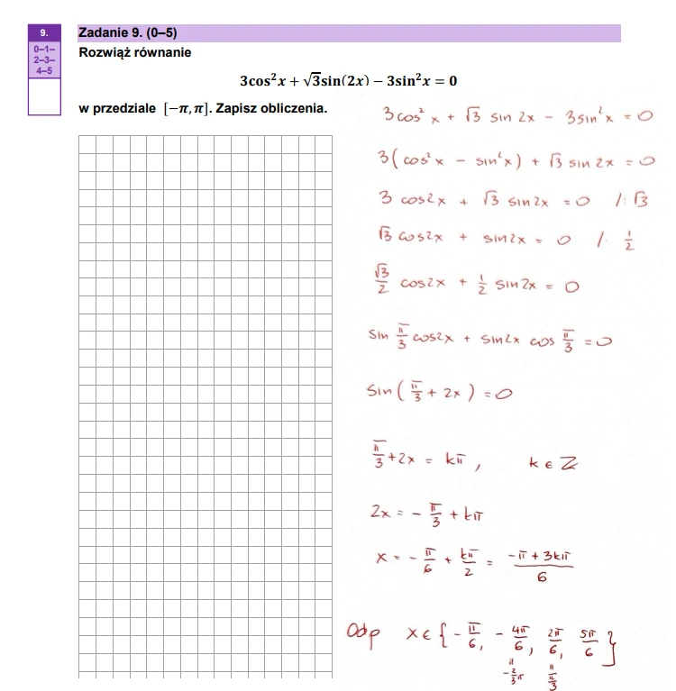 Matura 2025. Matematyka, poziom rozszerzony. Arkusz CKE - strona 18