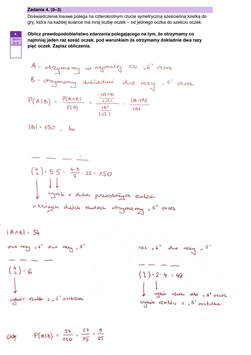 Matura 2025. Matematyka, poziom rozszerzony. Arkusz CKE - strona 8 Matura 2025. Matematyka, poziom rozszerzony. Arkusz CKE - strona 8