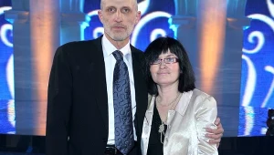 Maciej Kozłowski z żoną