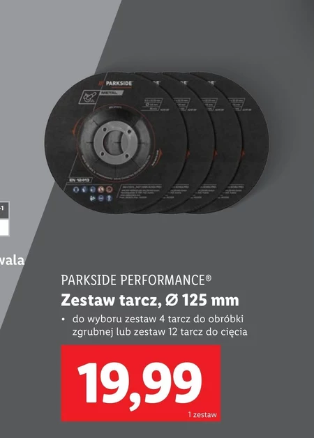 Zestaw tarcz Parkside