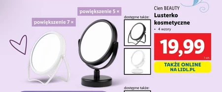Lusterko kosmetyczne Cien