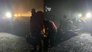 Nocna akcja GOPR w Beskidach