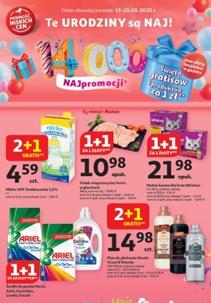 Gazetka promocyjna Moje Auchan, ważna od 15.05.2025 do 21.05.2025.