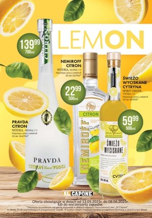 Gazetka promocyjna Al.Capone, ważna od 12.05.2025 do 08.06.2025.