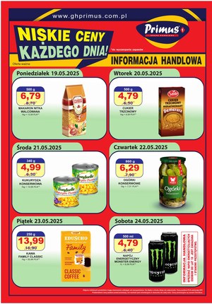 Gazetka promocyjna Primus, ważna od 19.05.2025 do 24.05.2025.