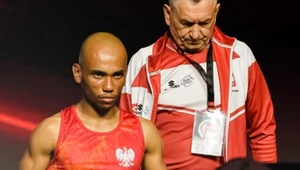 Michał Akoto-Ampaw zadebiutował w seniorskiej reprezentacji Polski, na drugim planie trener Ireneusz Przywara