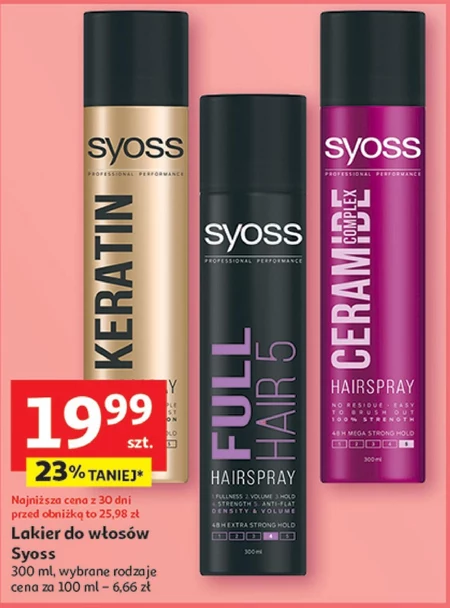 Lakier do włosów Syoss