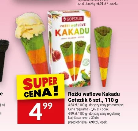 Wafelek do lodów Kakadu