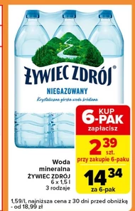 Woda mineralna Żywiec zdrój