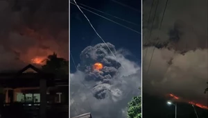 Potężna erupcja w Azji. Słup dymu wspiął się na ponad cztery kilometry