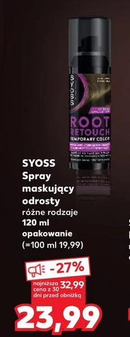 Spray maskujący odrosty Syoss