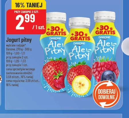 Jogurt pitny Danone
