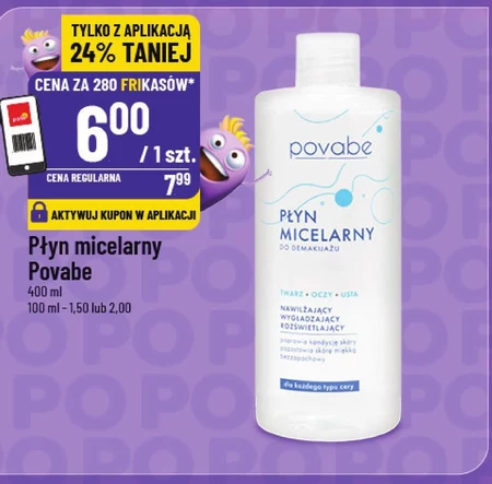 Міцелярний лосьйон Povabe