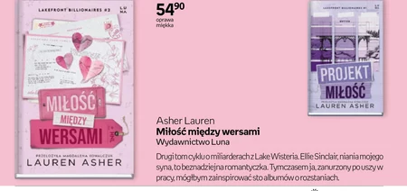Miłość między wersami Asher Lauren