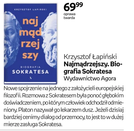 Najmądrzejszy. Biografia Sokratesa Krzysztof Łapiński