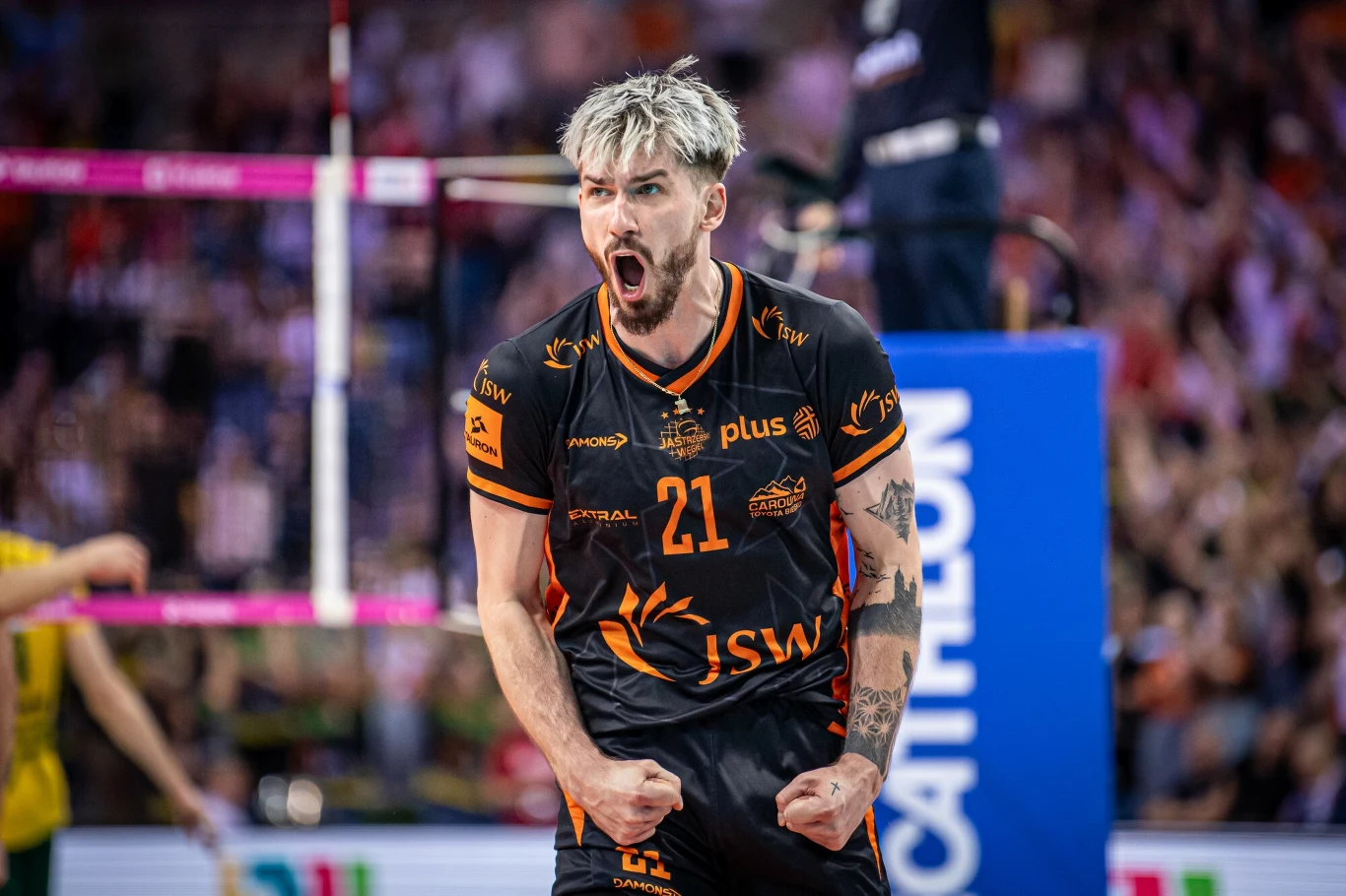 Tomasz Fornal w barwach JSW Jastrzębskiego Węgla