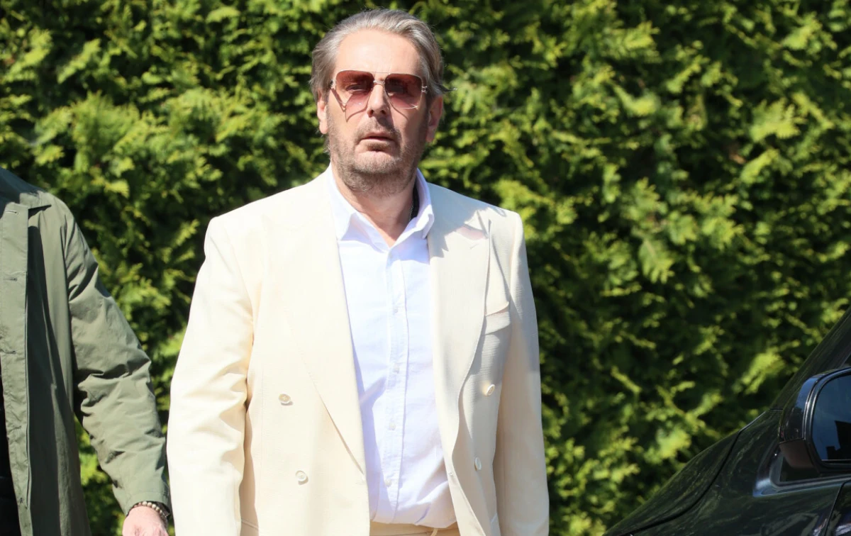 Wojciech Modest Amaro na pogrzebie Tomasza Jakubiaka