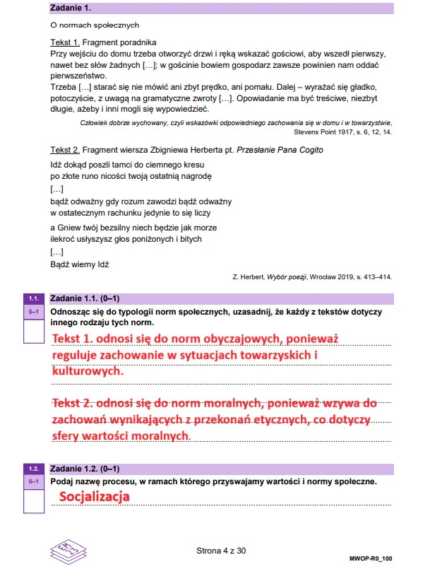 Matura 2025. WOS rozszerzony. Arkusz CKE i odpowiedzi - strona 4 Matura 2025. WOS rozszerzony. Arkusz CKE i odpowiedzi - strona 4
