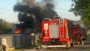 W Bydgoszczy doszło w poniedziałek do pożaru garażu