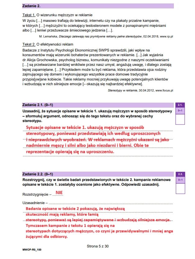 Matura 2025. WOS rozszerzony. Arkusz CKE i odpowiedzi - strona 5 Matura 2025. WOS rozszerzony. Arkusz CKE i odpowiedzi - strona 5