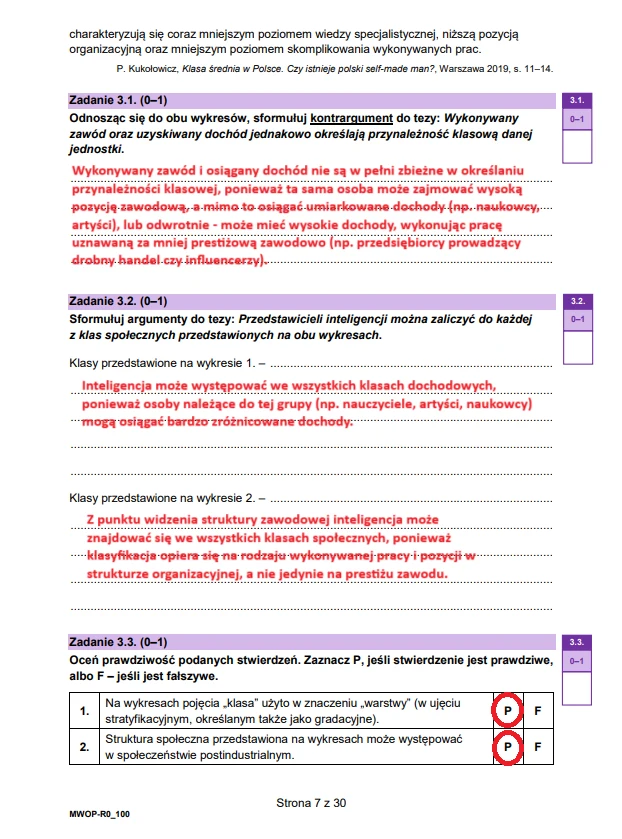 Matura 2025. WOS rozszerzony. Arkusz CKE i odpowiedzi - strona 7 Matura 2025. WOS rozszerzony. Arkusz CKE i odpowiedzi - strona 7