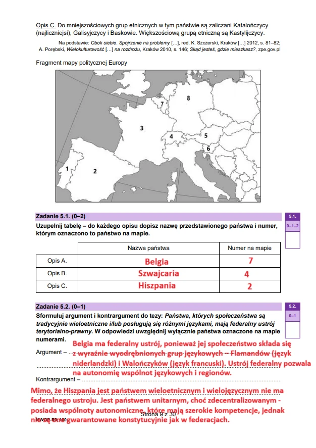 Matura 2025. WOS rozszerzony. Arkusz CKE i odpowiedzi - strona 9 Matura 2025. WOS rozszerzony. Arkusz CKE i odpowiedzi - strona 9
