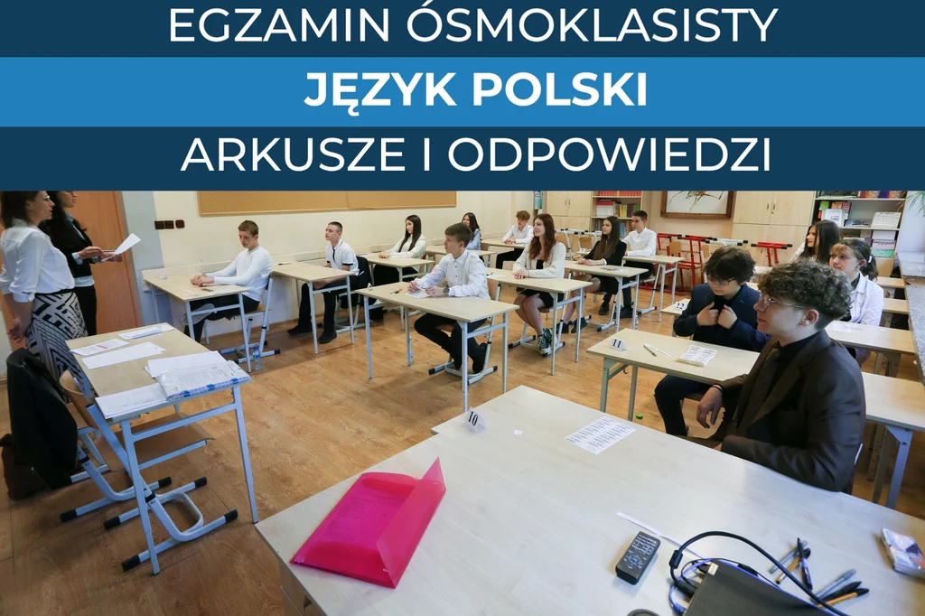 Egzamin ósmoklasisty 2025. Matematyka. Arkusz CKE i rozwiązania Egzamin ósmoklasisty 2025. Matematyka. Arkusz CKE i rozwiązania