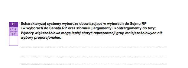 Matura 2025. WOS rozszerzony. Arkusz CKE i odpowiedzi - strona 28 Matura 2025. WOS rozszerzony. Arkusz CKE i odpowiedzi - strona 28