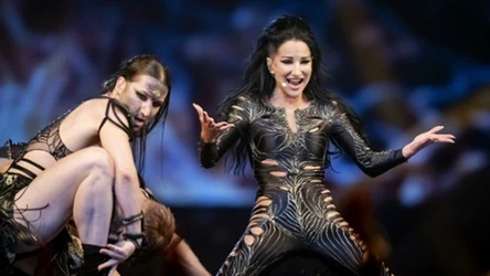 Justyna Steczkowska podczas próby przed półfinałem Eurowizji 2025 w Bazylei