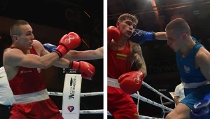 Damian Durkacz (z lewej) i Cezary Znamiec. Polacy mają szansę zmierzyć się w finale kat. 70kg