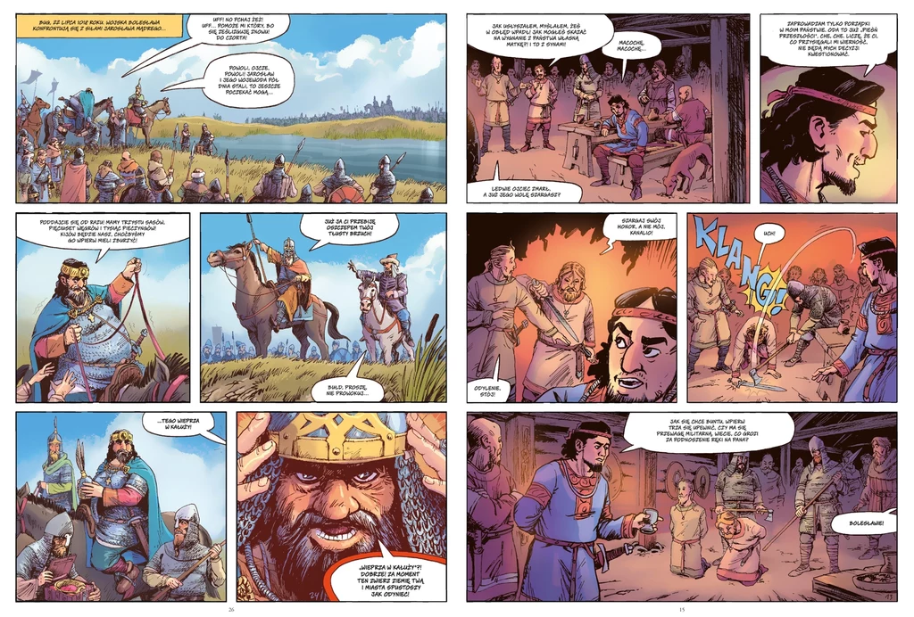 "Chrobry" - fragmenty komiksu