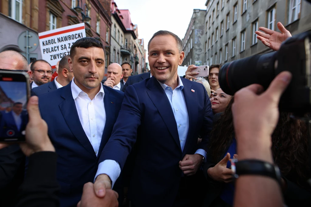 Karol Nawrocki i George Simion na spotkaniu z wyborcami w Zabrzu Karol Nawrocki i George Simion na spotkaniu z wyborcami w Zabrzu