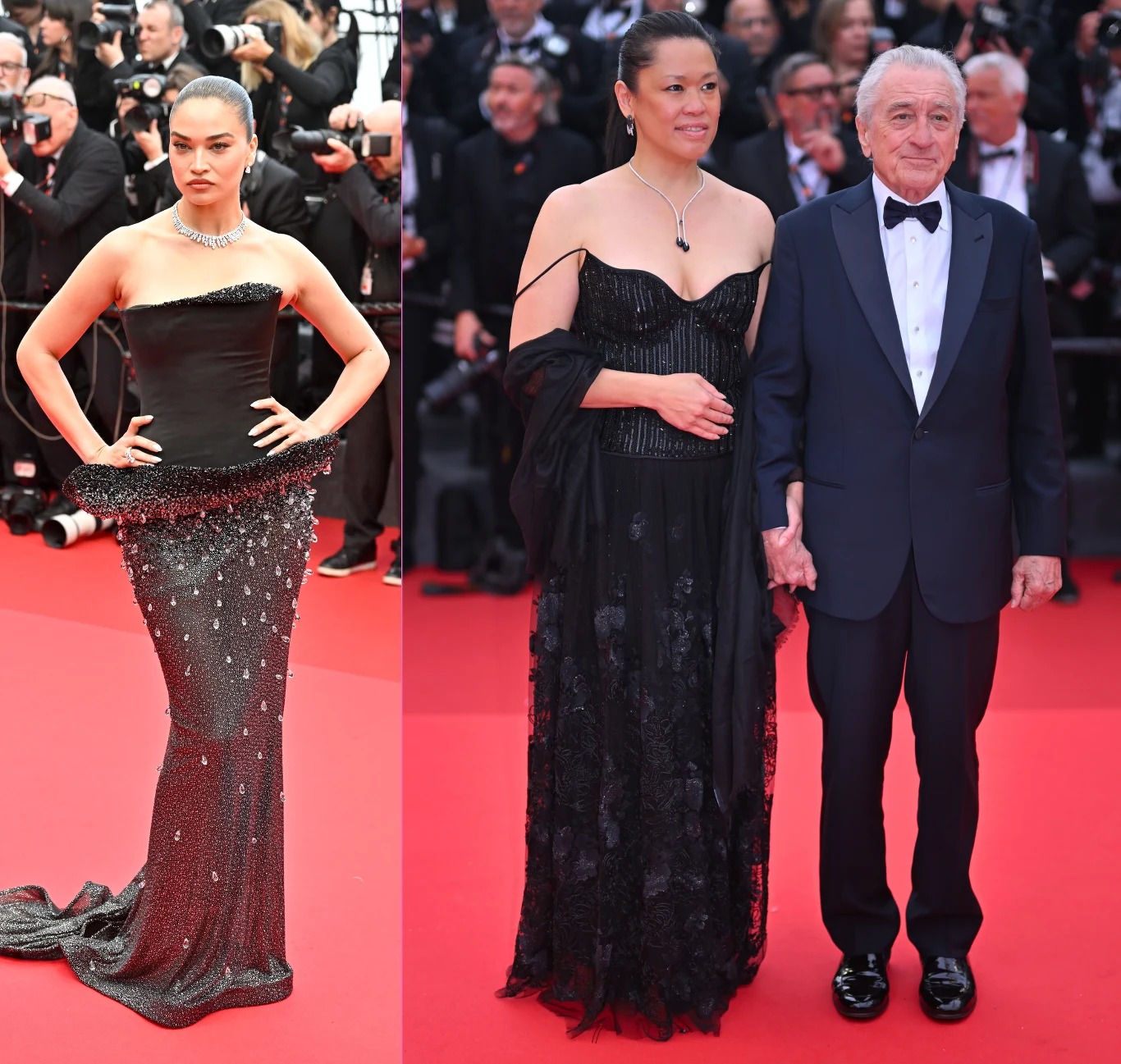 Plejada gwiazd na czerwonym dywanie w Cannes 2025 - Shanina Shaik, Robert De Niro i Tiffany Chen